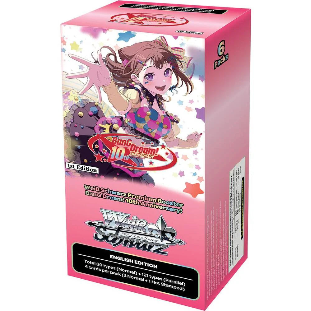 Weiss Schwarz: BanG! 10th Anniversary! Premium Booster Display