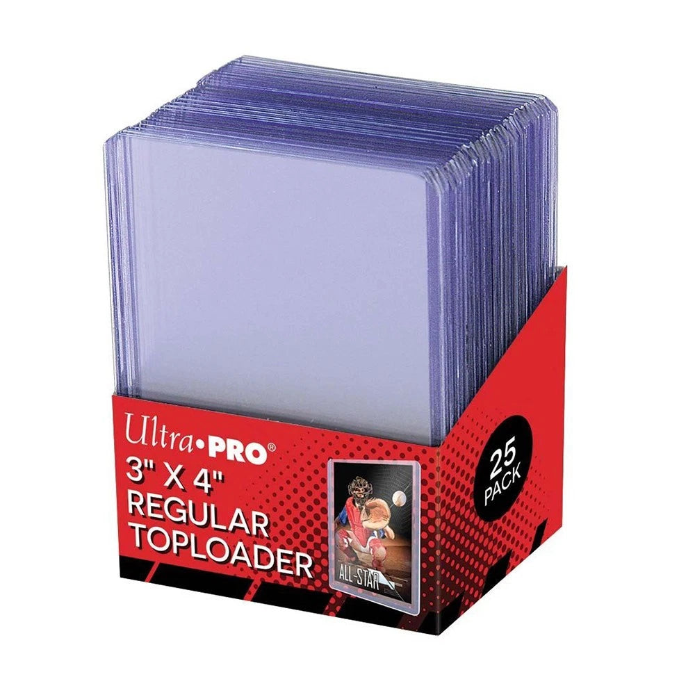 Clear Standard Toploaders 3" X 4" (25-count)